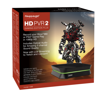 Hauppauge presenta en el CES 2013 la nueva capturadora HD PVR 2 Gamming Edition Plus, con sonido envolvente 5.1 y streaming